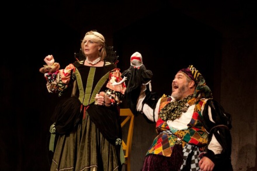 Michelle Peterson and Jason Tatom in Aden Ross' \"Lady Macbeth\"