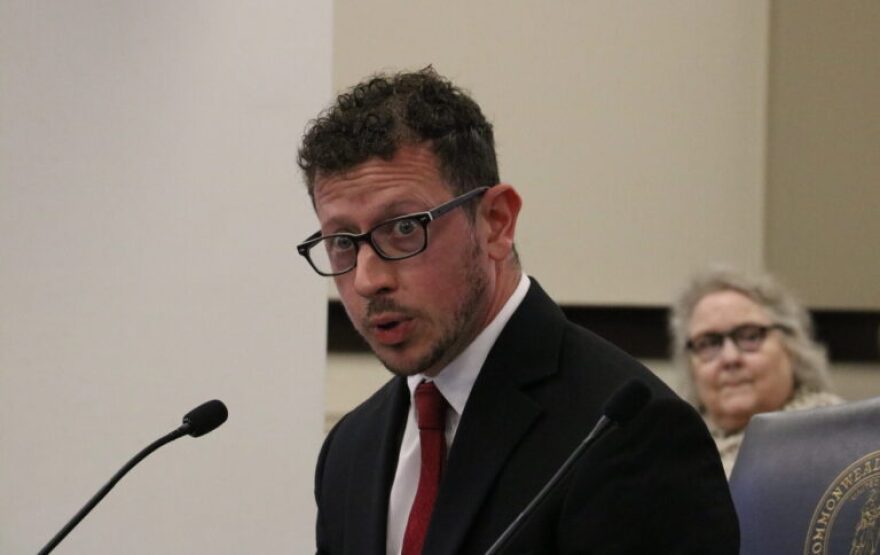 The Rev. Brandon Long, an ordained minister from Northern Kentucky, speaking against House Bill 495.