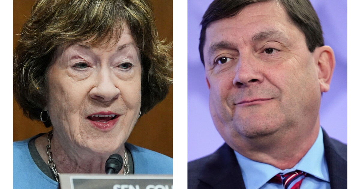 Susan Collins und Troy Jackson geraten in der ersten Debatte über ...