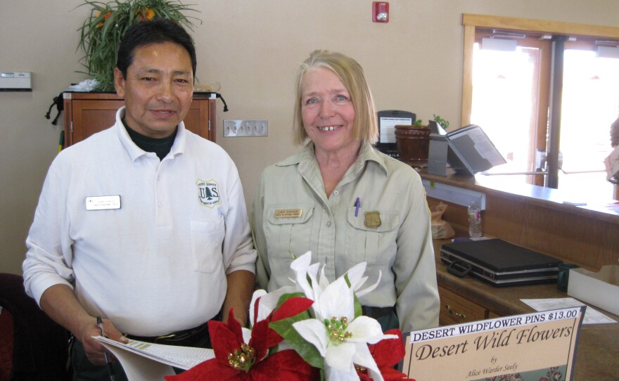 Jemez District Ranters John Armijo and Linda Robinson.