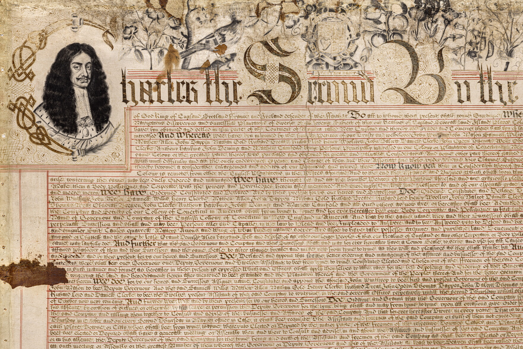 Documents Rmaintained Don't miss this rare opportunity to view legendary Charter Oak document ...