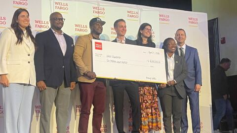 Bank officials and local grant recipients gathered Tuesday at Johnson C. Smith University to announce funding for workforce training, housing access and affordability initiatives.