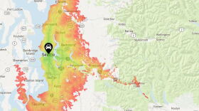 This heat map produced by real estate company Trulia shows the commute times for Seattle residents. The warmer the color, the longer the commute away from Seattle's core.