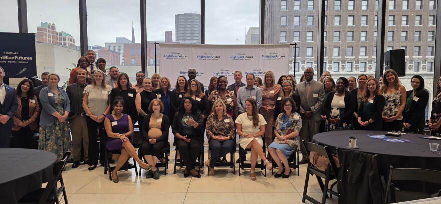 Representatives from 19 of the 20 organizations awarded Highmark Blue Cross Blue Shield’s 2026 Blue Fund grants.