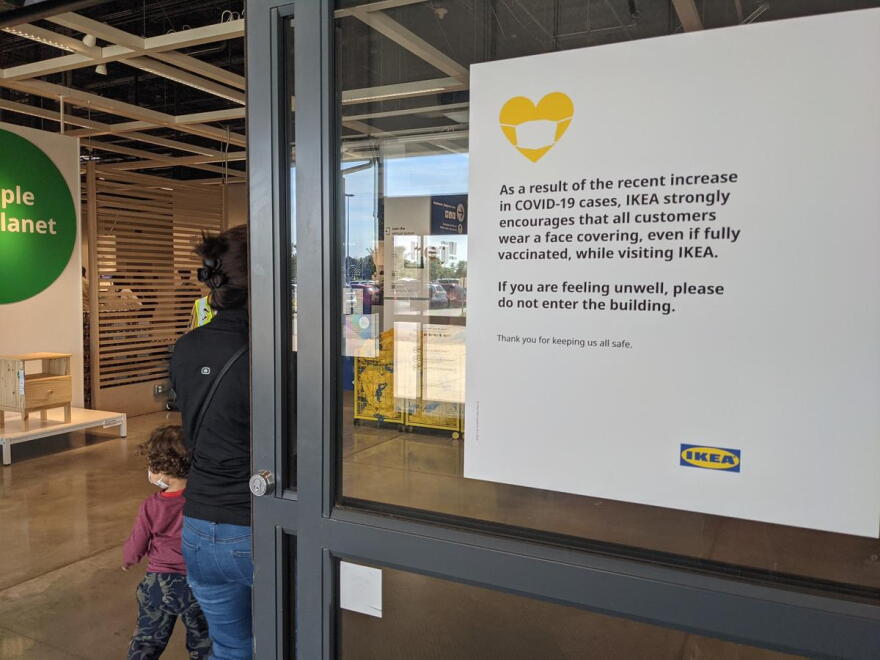 The Indiana Department of Health reported 71,595 new cases in the last week, adding more than 12,000 new cases three out of seven days. (Lauren Chapman/IPB News)