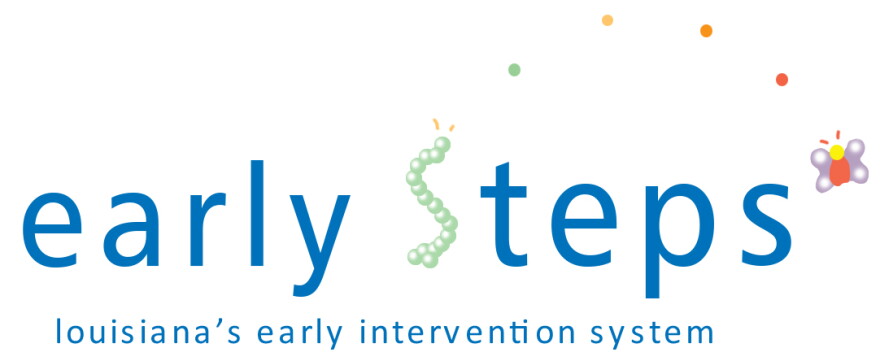 Image of the Early Steps program logo, Louisiana's early intervention system 