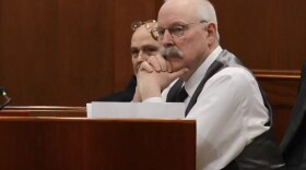 State Sen. Bert Stedman, R-Sitka, listens during a floor session in the capitol in March 2023. (Skip Gray/Gavel to Gavel)