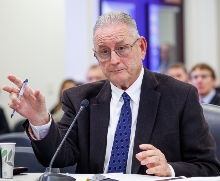 A closeup shot of Republican state Rep. Jimmy Higdon.