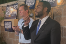 Democratic Gov. Andy Beshear rallies with U.S. Senate candidate Charles Booker to get out the vote ahead of Nov. 3.