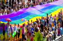 A parade during the  Utah Pride Festival in 2012.