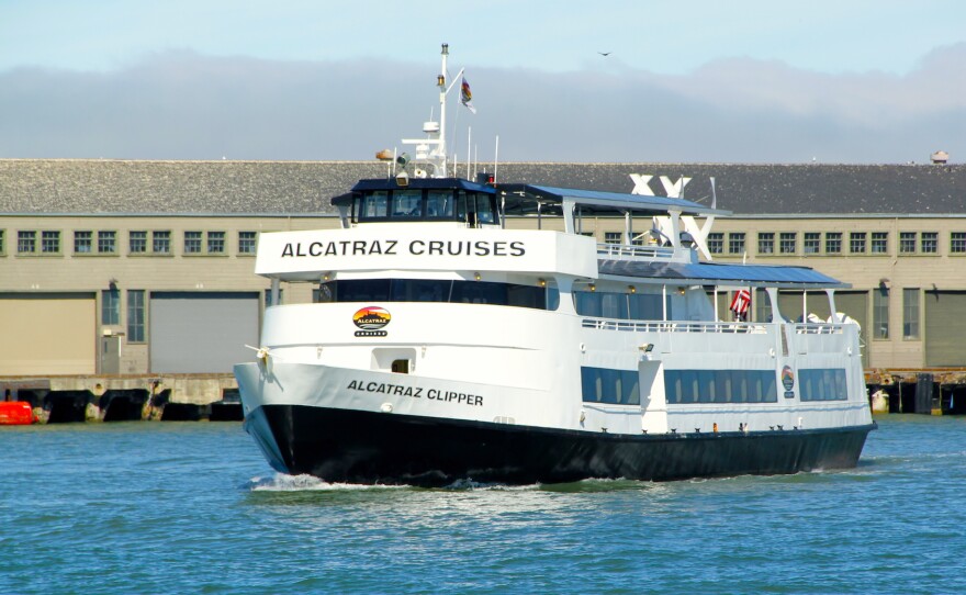 Alcatraz Clipper returning from Alcatraz Island