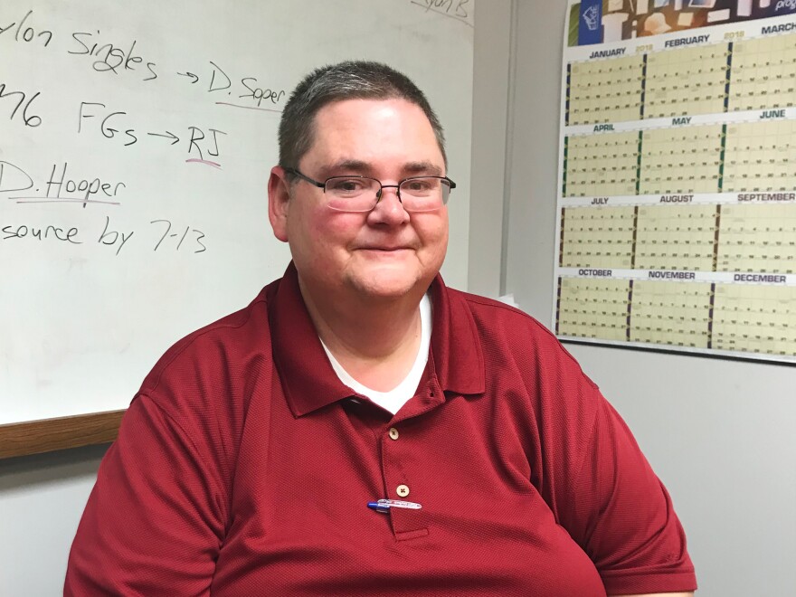 Louis Hubble says most of his family worked at Belden, at some point, logging more than 300 years of service. That includes his sister, who died of an opioid addiction in 2012.