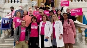 Members of Planned Parenthood Votes Rhode Island are wary of a possible national abortion ban.