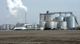 An ethanol manufacturing plant in West Burlington, Iowa.