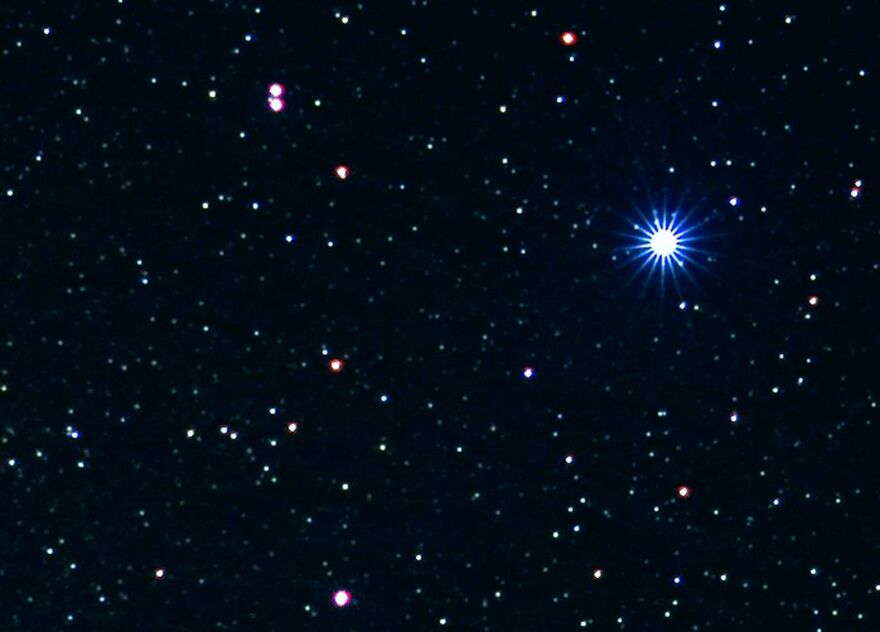 Vega,  the biggest star in the sky.