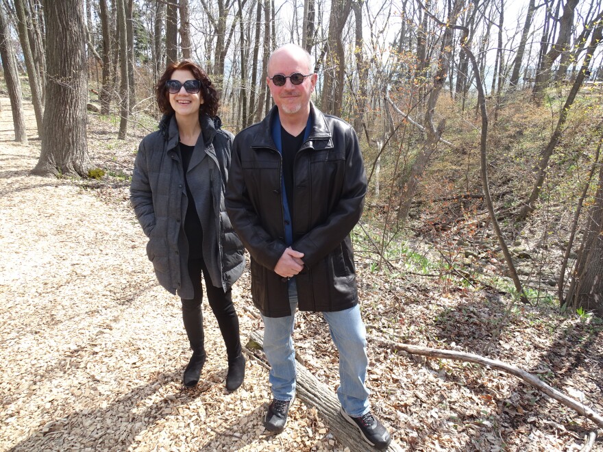 Co-authors Susan Campbell and P. David Allen spoke with WUWM's Susan Bence at the Schlitz Audubon Center in Milwaukee.