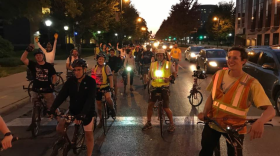 Bikers from MKE Tuesday Night Rides for The Great MKE Block Party 