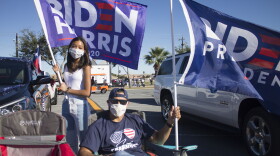 Local Rio Grande Valley residents turn out to watch Kamala Harris event at UTRGV in Edinburg