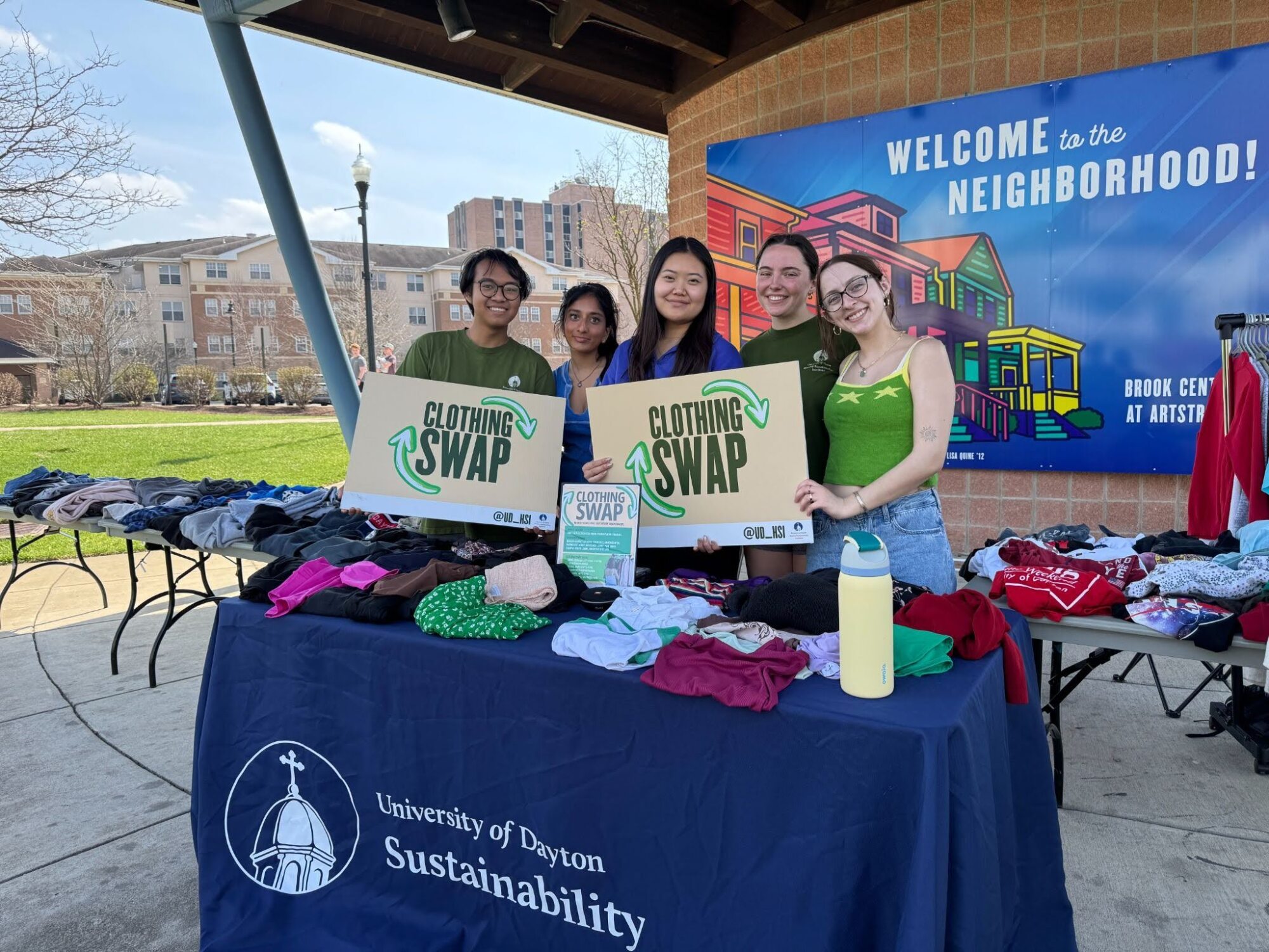 Clothes are flowing to landfills. University of Dayton students are trying to decrease the waste stream episode artwork
