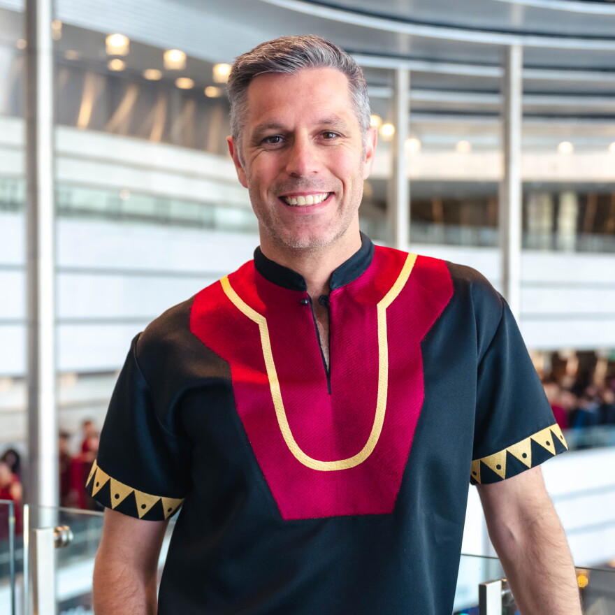Conductor Michael Barrett.