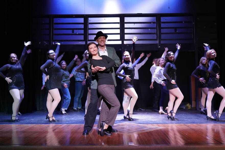 The cast of "It Had to Be You" rehearse at the Triumvirate Theatre in Kenai, Alaska, on Monday, Oct. 19, 2026.
