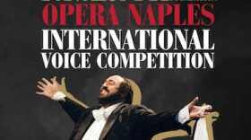 Opera Naples Poster for Pavarotti Foundation Opera Naples International Voice Competition