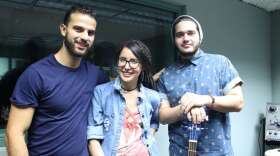 Nick Fernandez, Deja Elyze &amp; Alex Athanasaw. Photo: Matthew Peddie