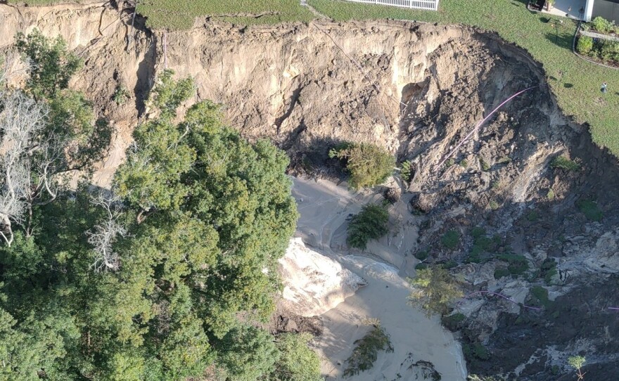 Aftermath of flash flooding in Central Florida from October 2025.