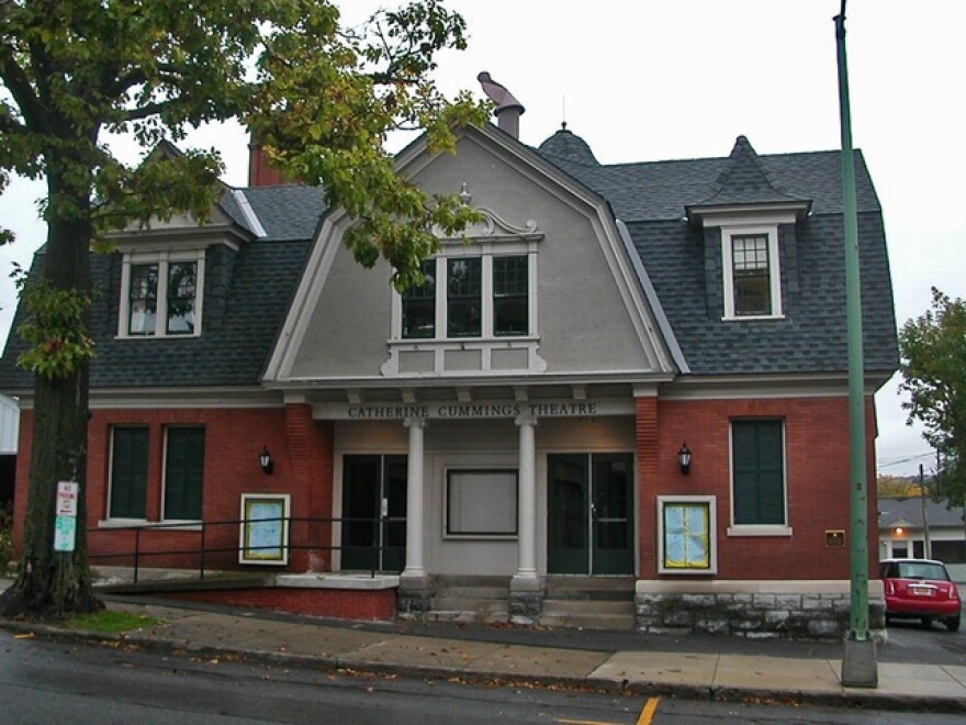 The outside of the Catherine Cummings Theatre. 