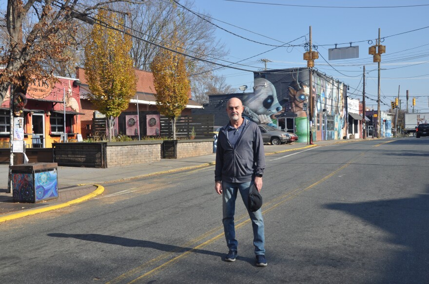 Jerry Kirk, Charlotte artist and author, was one of the people who helped create the NoDa art district in the 1990s. He’s written a new memoir about it. It’s called “Memories of NoDa.”