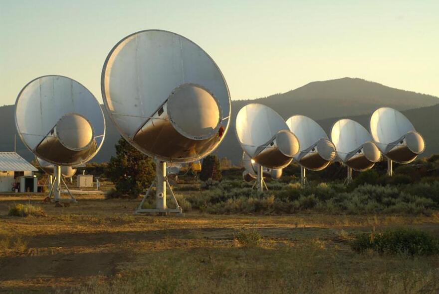 Allen Telescope Array (ATA), a radio telescope array dedicated to astronomical observations and simultaneous searches for extraterrestrial technology