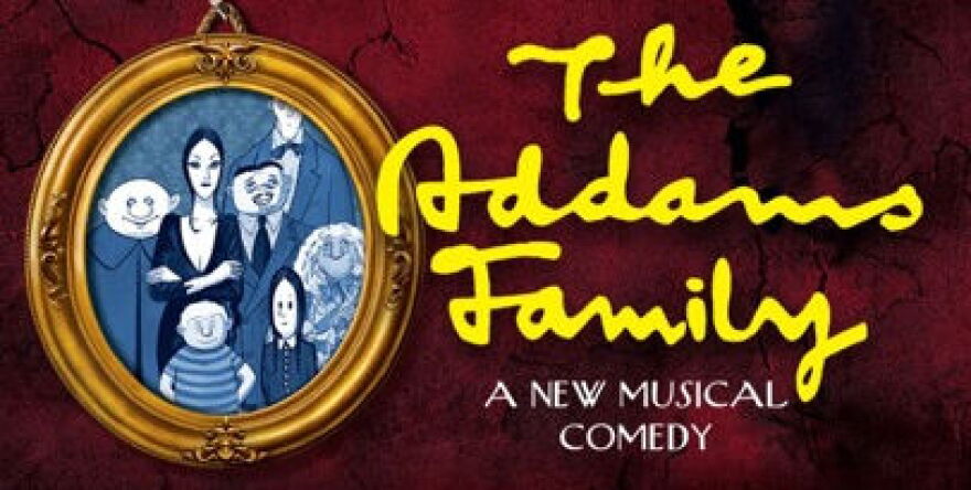 Fort Myers Dinner Theatre Graphic for 'The Addams Family'