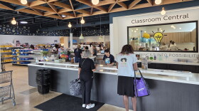 Teachers pick up school supplies at Classroom Central’s Free Store.