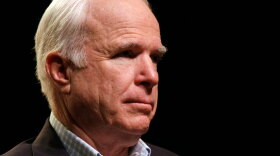 McCain at a June town hall meeting in Mesa, Ariz.