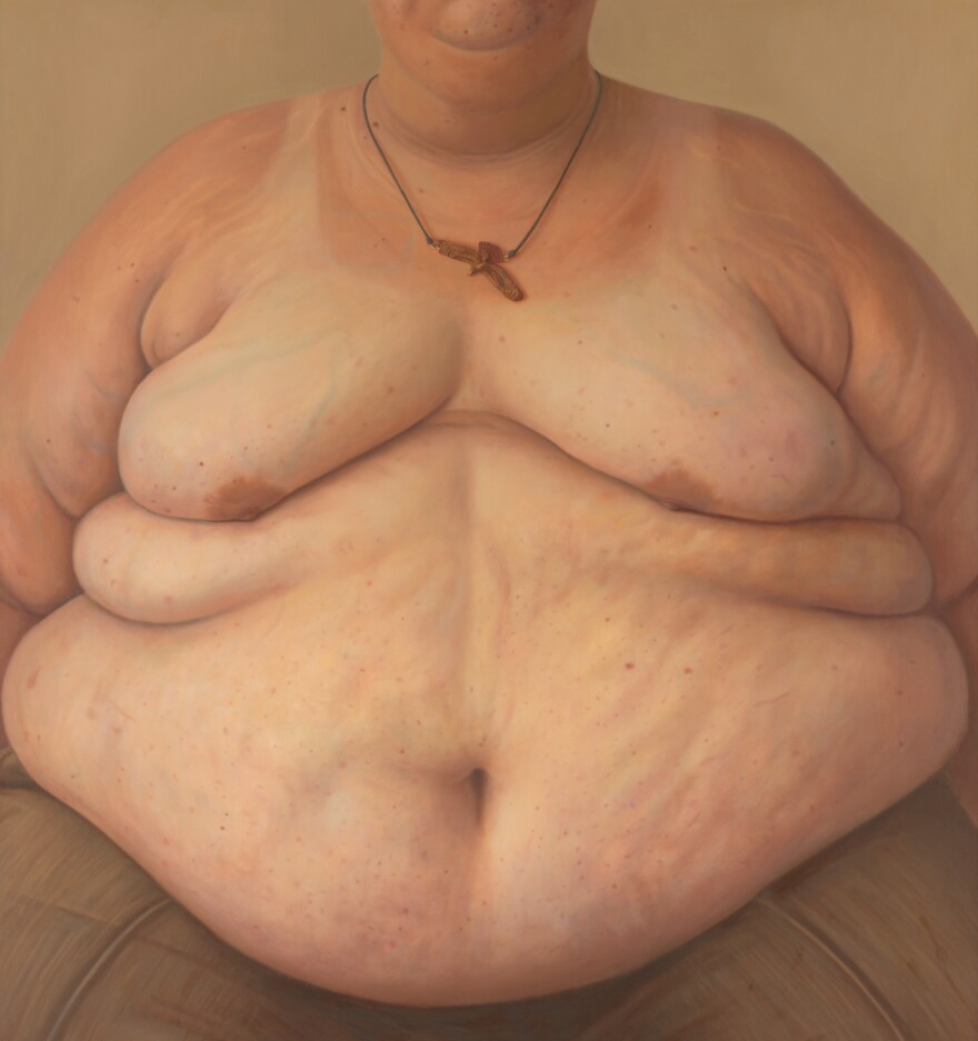 Clarity Haynes, <em>Janie,</em> 2014, Oil on wood panel, museum purchase, 2020.14