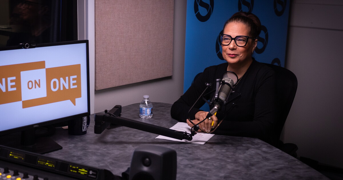 Rhode Island Education Commissioner Angélica Infante-Green discusses the state's latest test scores, challenges facing public schools and her record since taking office in 2019 during an interview with Ocean State Media's Ian Donnis. Credit: Ocean State Media