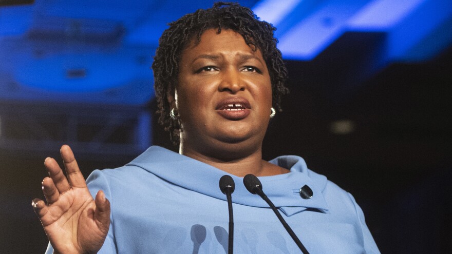 In mentioning voting in her Democratic response to the State of the Union, Stacey Abrams (pictured on election night in 2018) voiced what was already becoming increasingly clear: Elections will be a key part of Democratic messaging in the coming years.