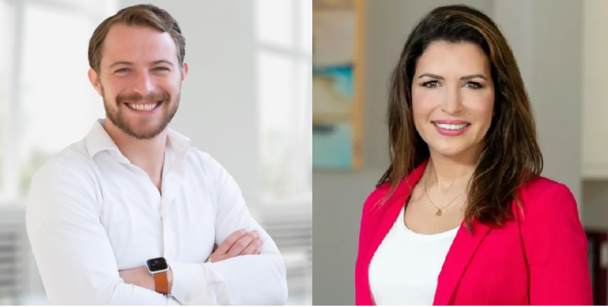 Runoff candidates for San Antonio City Council Distirct 7 - Dan Rossiter and Marina Alderete Gavito