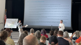 Residents filled a room March 24 at Rolling Hills Elementary School where Edged Data Centers and Fort Worth officials presented details about a proposed facility.