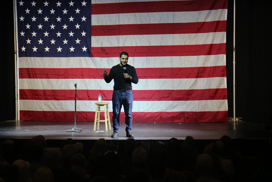 Democratic candidate for Senate Abdul El-Sayed speaks to an audience at Central Michigan University on Friday, October 9th, 2026.