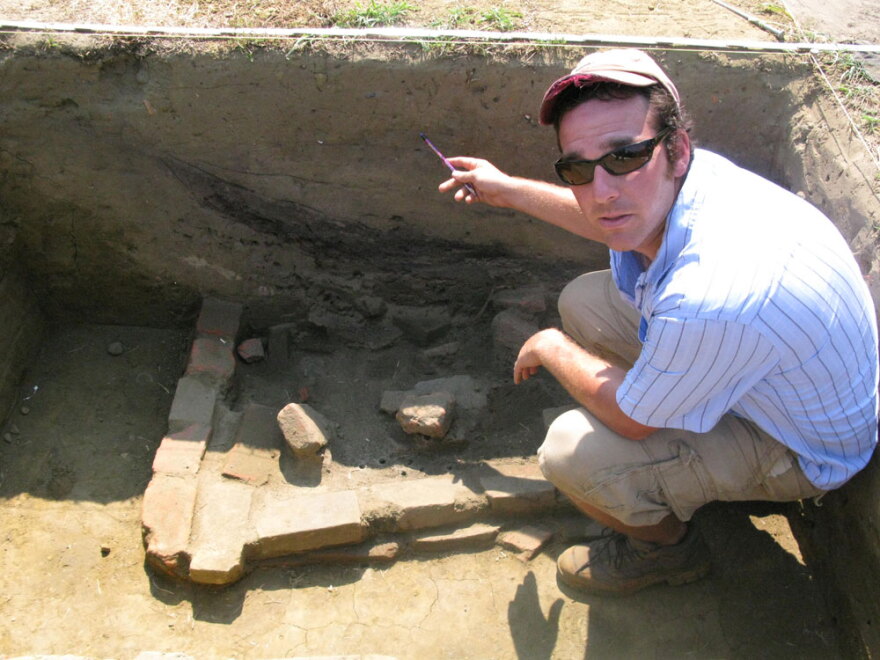Temple University's Chris Barton is the dig's leader.