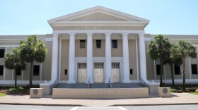 The front of the Florida Supreme Court building in Tallahassee