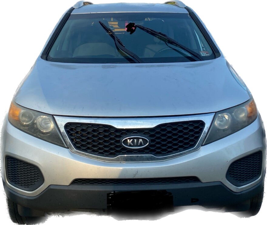 A front-facing view of the SUV.