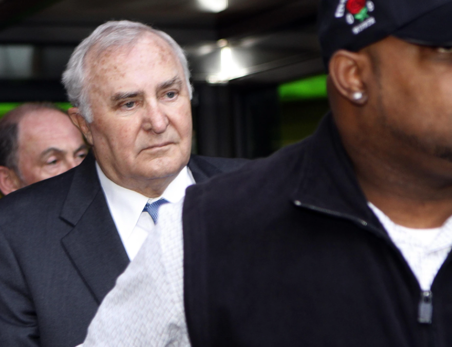 Bill Allen, the former chief executive of oilfield services firm VECO Corp., leaves a federal courtroom in Anchorage in 2009 after he was sentenced to three years in prison and a $750,000 fine for influencing a handful of Alaska lawmakers to pass legislation that benefited the state's oil industry.