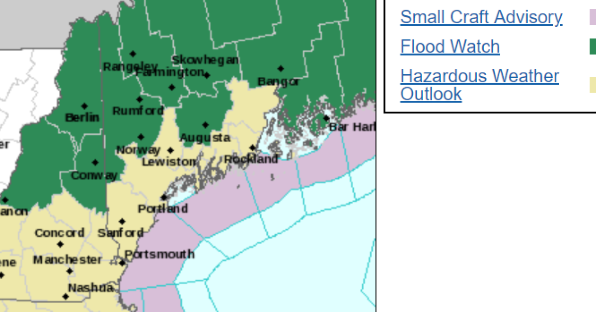 Flood Watch Issued for Northern New Hampshire | New Hampshire Public Radio