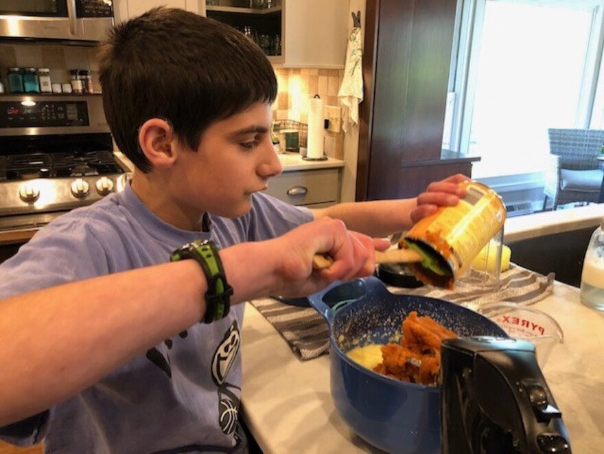 Eli Silver was diagnosed with muscle hypotonia when he was about four months old. [Laurie Silver]