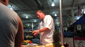 Tommy Harris demonstrates the OMG Peeler.