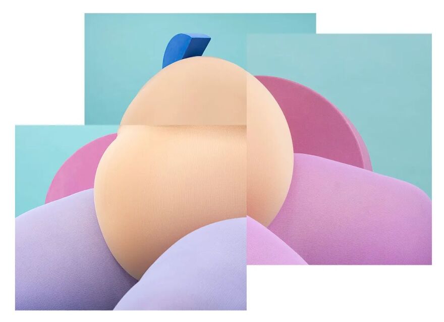 Painting from 'Abstract Corpulence' exhibition at Sarasota Art Museum.