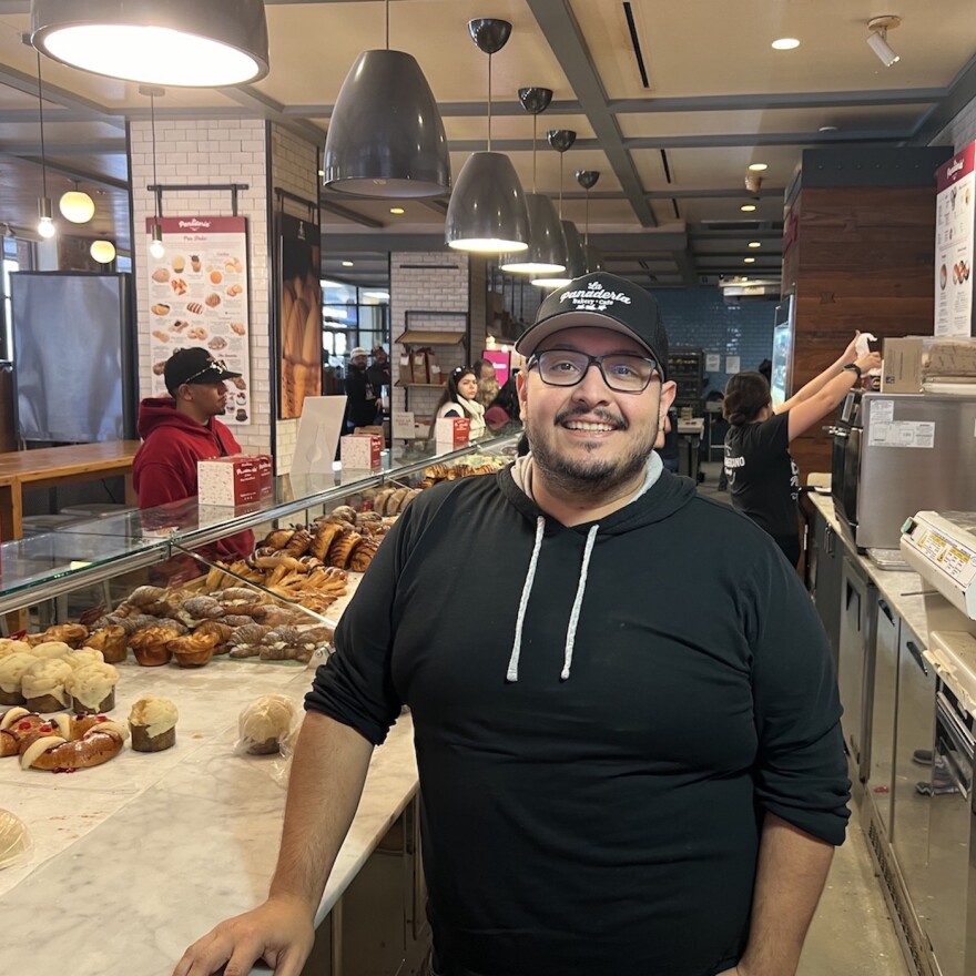Ray Gutierrez behind the counter at San Antonio's La Panaderia