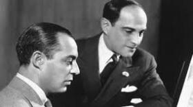 Composer Richard Rodgers and lyricist Lorenz Hart.